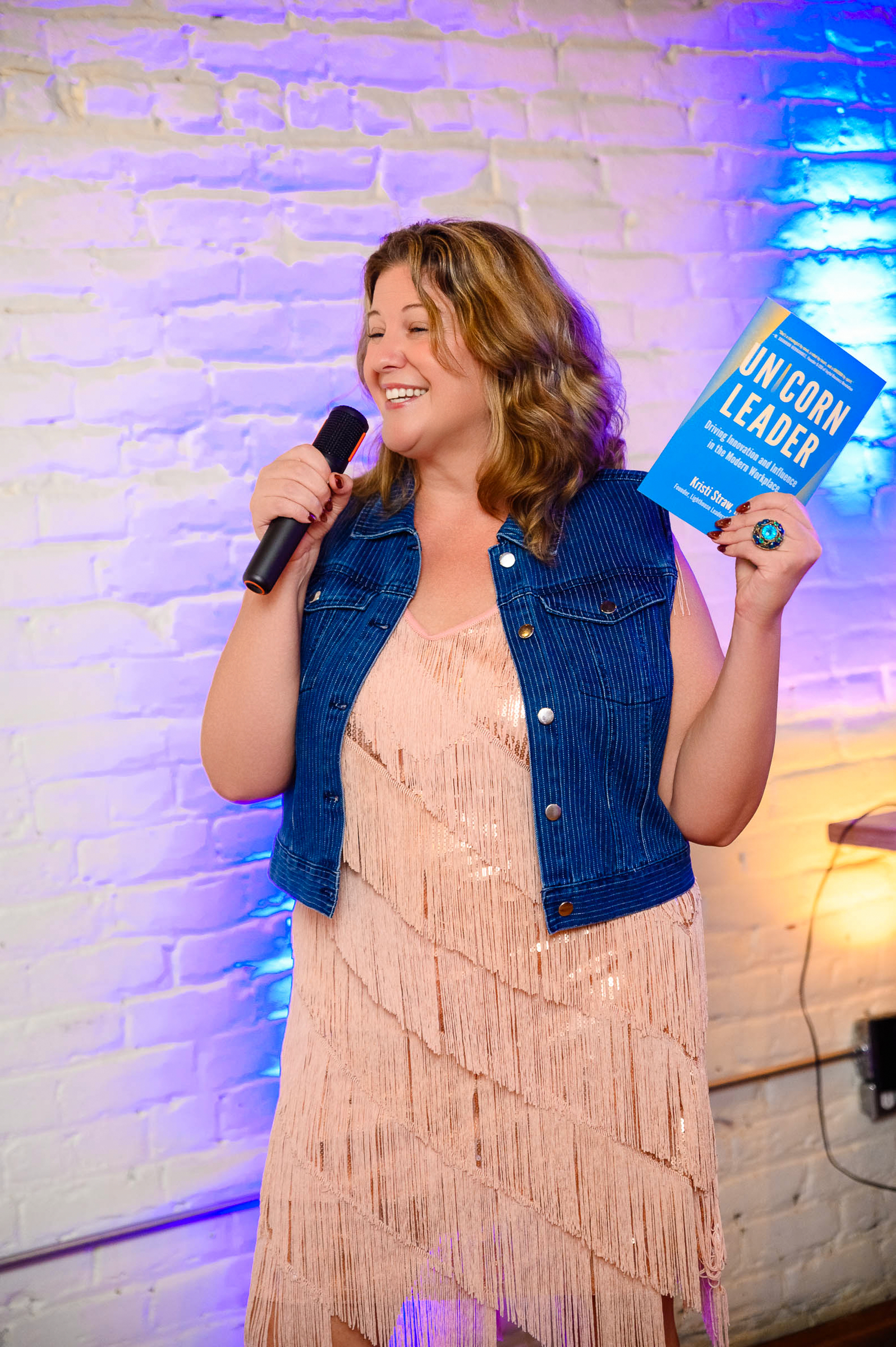 Kristi Straw leading live practice at BetterStory Studio Raleigh